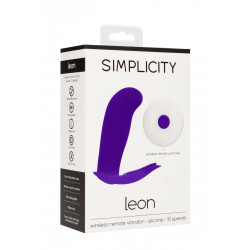 Simplicity Stimulateur vibrant LEON 8.5 x 3cm Violet